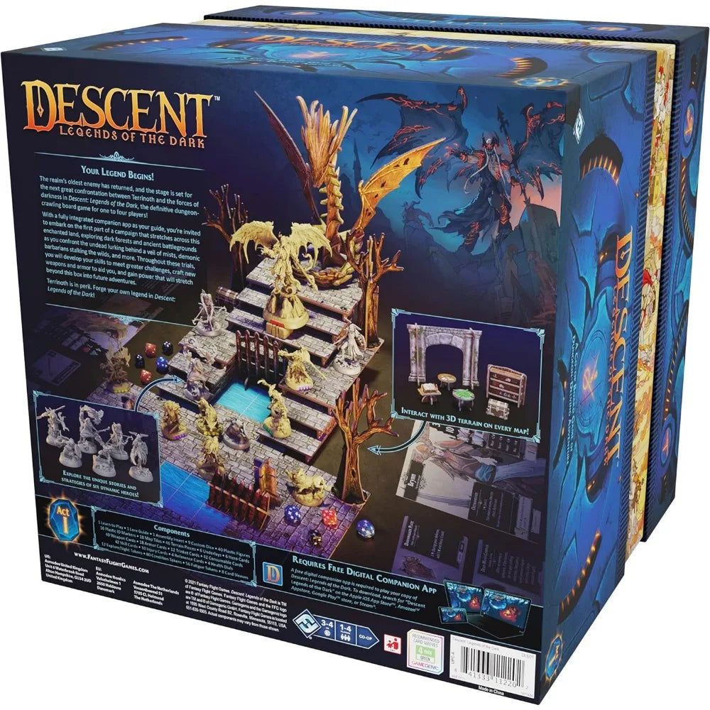 Descent: Legends of the Dark Board Game, for Kids & Adults