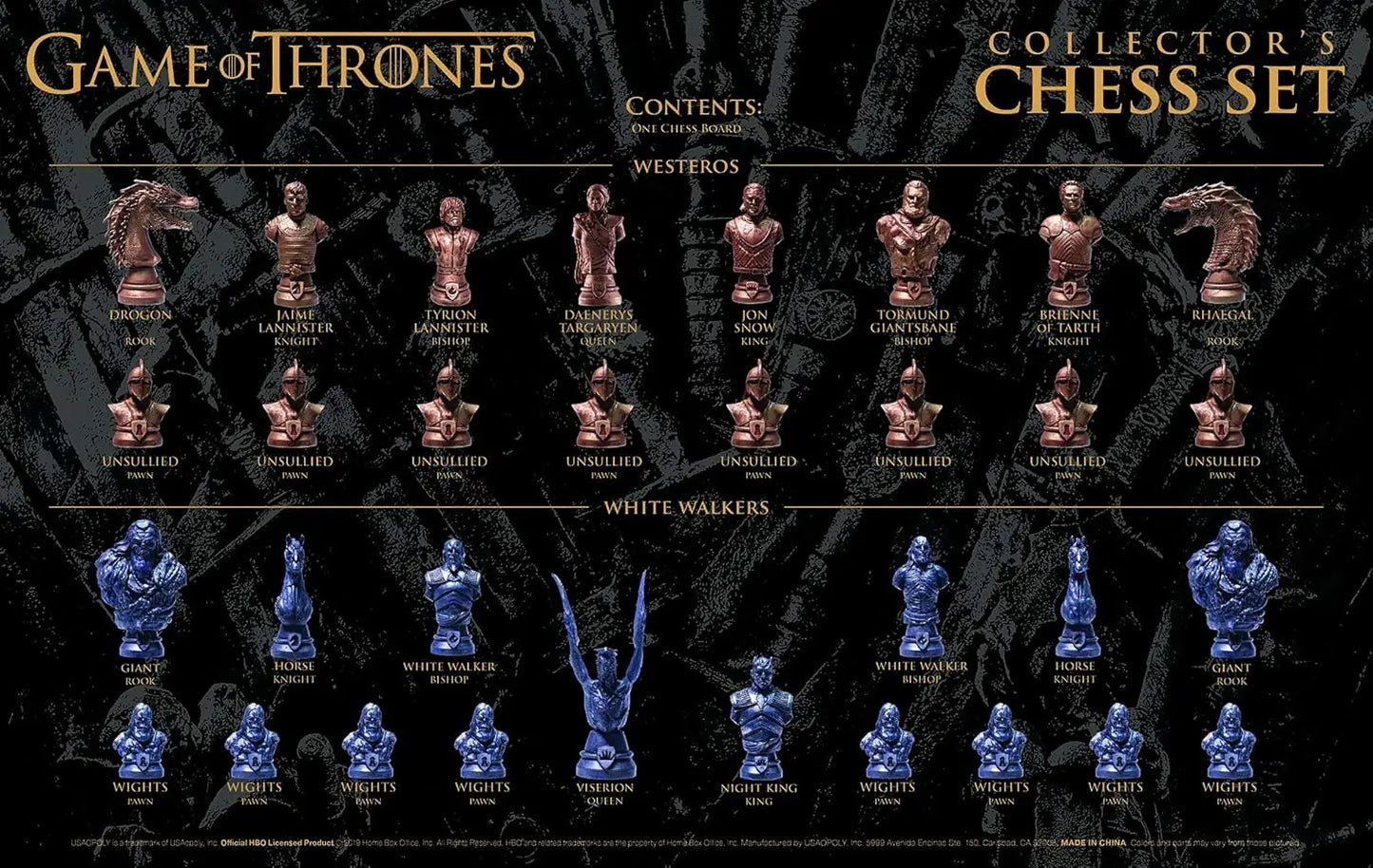 Game of Thrones Collector's Chess Set